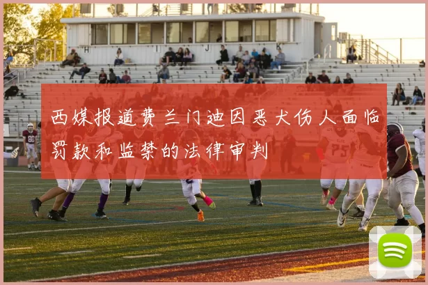 西媒报道费兰门迪因恶犬伤人面临罚款和监禁的法律审判